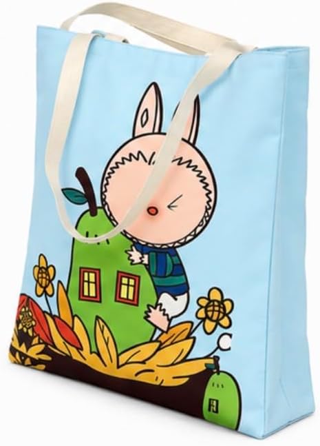 Labubu Pear Tote Bag Zipper - Image 3