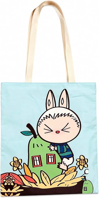 Labubu Pear Tote Bag Zipper - Image 2