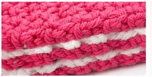 Unique Crochet Wafer Cookie Keychain (Strawberry) - Image 2