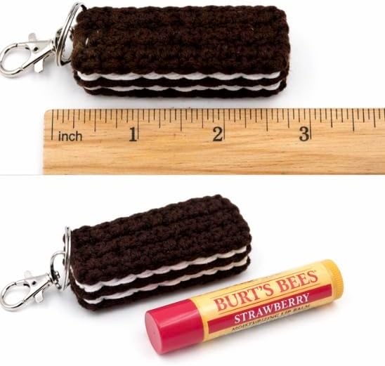 Unique Crochet Wafer Cookie (Chocolate) - Image 2