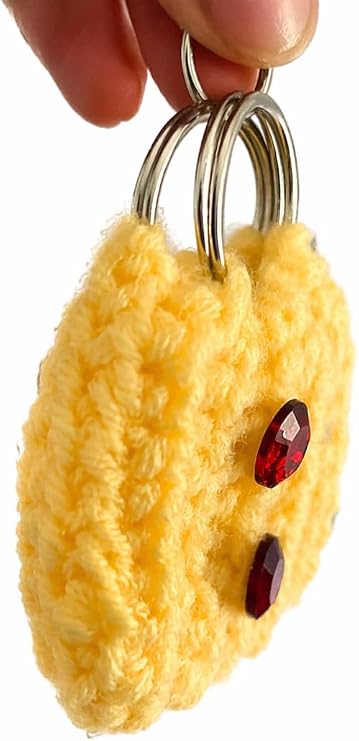 Mini Crochet Purse Keychain - Image 4